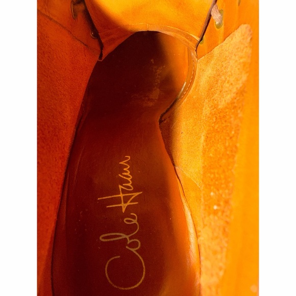 COLE HAAN Stephanie Air Chukka Bootie Cognac Brown | 7B - Picture 8 of 11